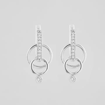 Серебряные серьги Minimal 25006р Серебряные серьги Minimal 25006р