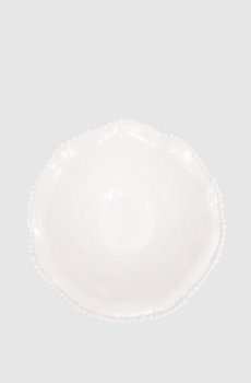 Белая салатница Pearl