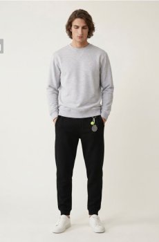 Штани спортивні regular fit - чорний