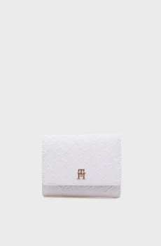 Женский белый кошелек ICON TRIFOLD Белый ONESIZE Tommy Hilfiger AW0AW18484