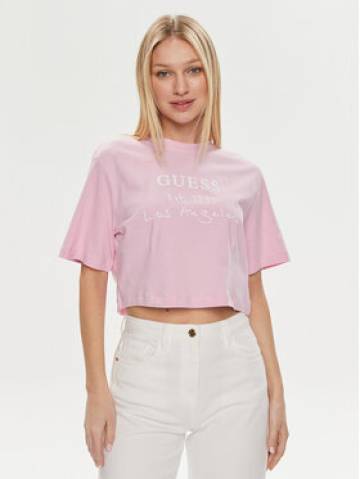 Guess Футболка Dakota V4GI13 JA914 Рожевий Boxy Fit Guess Футболка Dakota V4GI13 JA914 Рожевий Boxy Fit