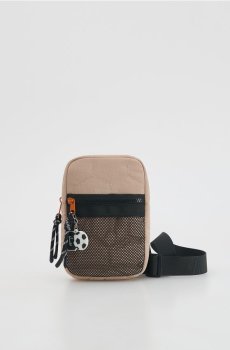 Reserved - Сумка с декоративной полосой - бежевий - 118IM-80X