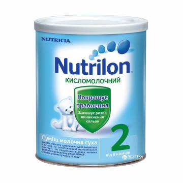 Сухая молочная смесь Nutrilon Kисломолочний 2, от 6 месяцев, 400 г Сухая молочная смесь Nutrilon Kисломолочний 2, от 6 месяцев, 400 г