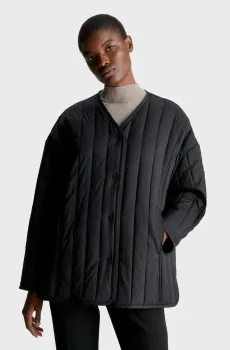 Женская черная куртка LW VERTICAL QUILT JACKET Черный XXS Calvin Klein K20K206766