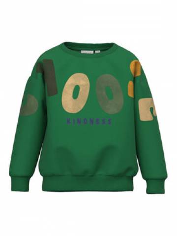 NAME IT Світшот 13219373 Зелений Box Fit NAME IT Світшот 13219373 Зелений Box Fit