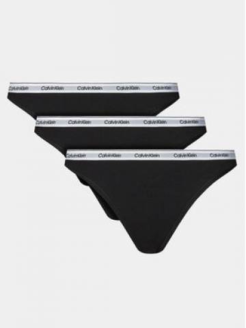 Calvin Klein Underwear Набір з 3 пар класичних трусів 000QD5207E Чорний Calvin Klein Underwear Набір з 3 пар класичних трусів 000QD5207E Чорний