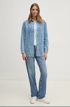 Джинсовая рубашка Sisley