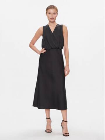 DKNY Коктейльна сукня P3JBNV06 Чорний Regular Fit DKNY Коктейльна сукня P3JBNV06 Чорний Regular Fit