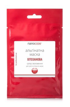 Альгинатная маска для лица NanoCode Nano Algo Хитозановая, для сухой и увядающей кожи, 20 г