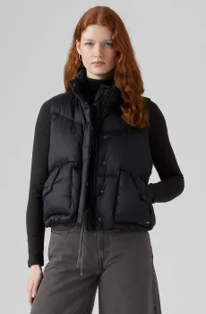 Женский черный пуховой жилет Черный M Levi’s® A8526;0009