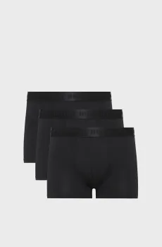 Мужские черные боксеры (3 шт) TRUNK Черный XL Tommy Hilfiger UM0UM03755