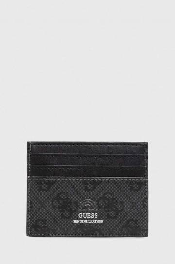 Кожаный чехол на карты Guess MITO цвет чёрный SMVELE LEA25 Кожаный чехол на карты Guess MITO цвет чёрный SMVELE LEA25