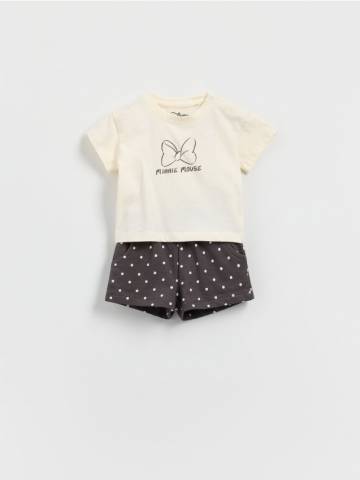 Reserved - BABIES` BLOUSE & SHORTS - кремовий - 9741X-01X Reserved - BABIES` BLOUSE & SHORTS - кремовий - 9741X-01X