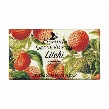 Натуральное мыло Florinda Vegetal Soap Lychees Личи, 100 г Натуральное мыло Florinda Vegetal Soap Lychees Личи, 100 г