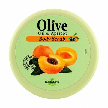 Крем для пилинга Madis HerbOlive Body Scrub с оливковым маслом и абрикосом, 250 мл Крем для пилинга Madis HerbOlive Body Scrub с оливковым маслом и абрикосом, 250 мл