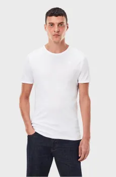 Мужская белая футболка Белый S G-Star RAW D07205,124