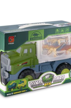 Детская игрушка PAIJIA Автомобиль для перевозки динозавров, от 3 лет (AJ031008)