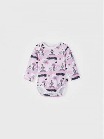 Reima Дитяче боді MOOMIN Charmerande 5200071A Рожевий Regular Fit Reima Дитяче боді MOOMIN Charmerande 5200071A Рожевий Regular Fit