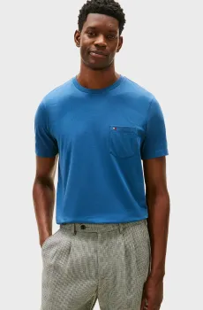 Мужская синяя футболка ESSENTIAL Синий M Tommy Hilfiger MW0MW37283