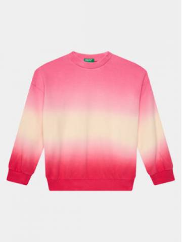 United Colors Of Benetton Світшот 3J68C10HY Рожевий Relaxed Fit United Colors Of Benetton Світшот 3J68C10HY Рожевий Relaxed Fit