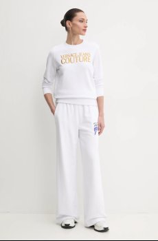 Хлопковые спортивные штаны Versace Jeans Couture