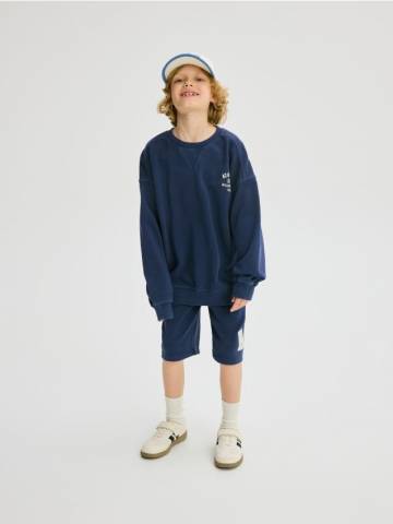 Reserved - BOYS` JOGGING TOP & SHORTS - темно-синій - 9237K-59X Reserved - BOYS` JOGGING TOP & SHORTS - темно-синій - 9237K-59X