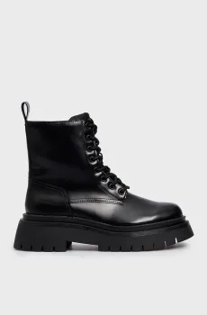 Женские черные ботинки QUEEN BASS Черный 38 Pepe Jeans PLS50497