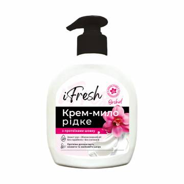 Жидкое крем-мыло iFresh Orchid с протеинами шелка, 300 мл Жидкое крем-мыло iFresh Orchid с протеинами шелка, 300 мл