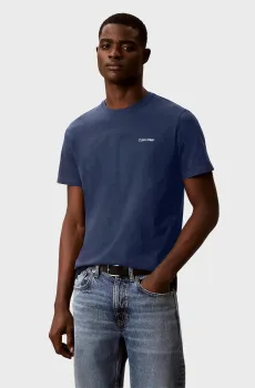 Мужская темно-синяя футболка MICRO Синий XXL Calvin Klein LV04LC255G