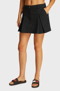 Женская черная юбка TJW MINI FRONT PLEATS Черный M Tommy Jeans DW0DW19366