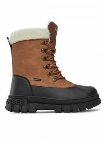 Tommy Hilfiger Черевики T3B5-33161-0814582 S Коричневий Tommy Hilfiger Черевики T3B5-33161-0814582 S Коричневий