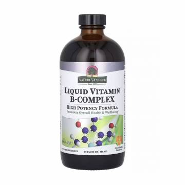 Комплекс витаминов группы B Natures Answer Liquid Vitamin B-Complex со вкусом мандарина, в жидкости, 480 мл Комплекс витаминов группы B Natures Answer Liquid Vitamin B-Complex со вкусом мандарина, в жидкости, 480 мл