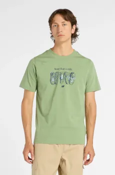 Мужская зеленая футболка Miler T-Shirt Зеленый XL New Balance MT61778SAAR