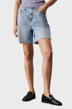 Женские голубые джинсовые шорты BERMUDA SHORT Голубой 27 Calvin Klein Jeans J20J225155