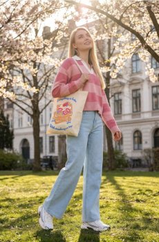 Джемпер у смужку - рожевий