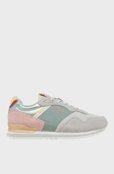 Женские мятные кроссовки LONDON PRINT W Ментоловый 39 Pepe Jeans PLS40045