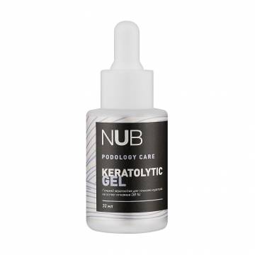 Гелевый кератолитик NUB Podology Care Keratolytic Gel для удаления мозолей и натоптышей, на основе мочевины 38%, 30 мл Гелевый кератолитик NUB Podology Care Keratolytic Gel для удаления мозолей и натоптышей, на основе мочевины 38%, 30 мл
