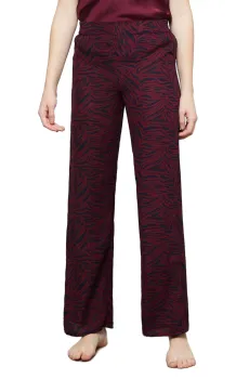 Женские бордовые брюки INDRA Бордовый M Etam 6516644