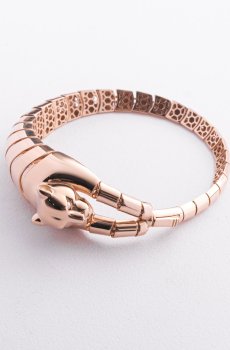 Браслет "Пантера" в красном золоте б05828