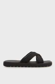 Мужские черные слайдеры MOLDED XCROSS Черный 41 Calvin Klein HM0HM02101