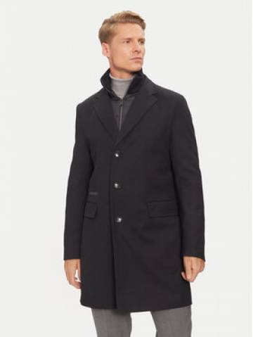 Boss Вовняне пальто H-Hyde 50502255 Cиній Slim Fit Boss Вовняне пальто H-Hyde 50502255 Cиній Slim Fit