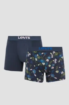 Мужские темно-синие боксеры (2 шт) Синий L Levi’s® 701232218;001