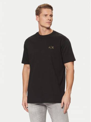 Armani Exchange Футболка XM000327 AF10364 UC001 Чорний Regular Fit Armani Exchange Футболка XM000327 AF10364 UC001 Чорний Regular Fit
