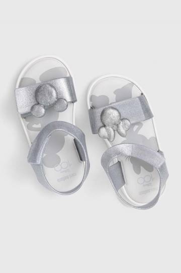 Детские сандалии Melissa JUMP DISNEY 100 BB цвет серебрянный Детские сандалии Melissa JUMP DISNEY 100 BB цвет серебрянный
