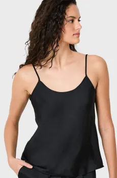 Женский черный топ SLEEPY Черный S Etam 6550805