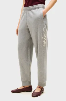 Женские серые спортивные брюки TERRY Серый XL Tommy Hilfiger WW0WW46145
