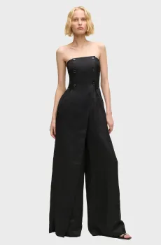 Женский черный комбинезон TAILORED Черный 44 Karl Lagerfeld B1W13010