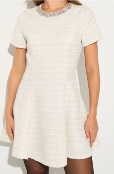 Мінісукня - кремовий