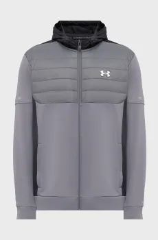 Мужская серая ветровка UA Armour Flc Pro Utility FZ Серый XL Under Armour 6005617-025