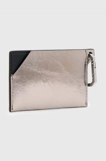 Кожаный чехол на карты AllSaints HEX CARDHOLDER цвет серебрянный W173XB Кожаный чехол на карты AllSaints HEX CARDHOLDER цвет серебрянный W173XB